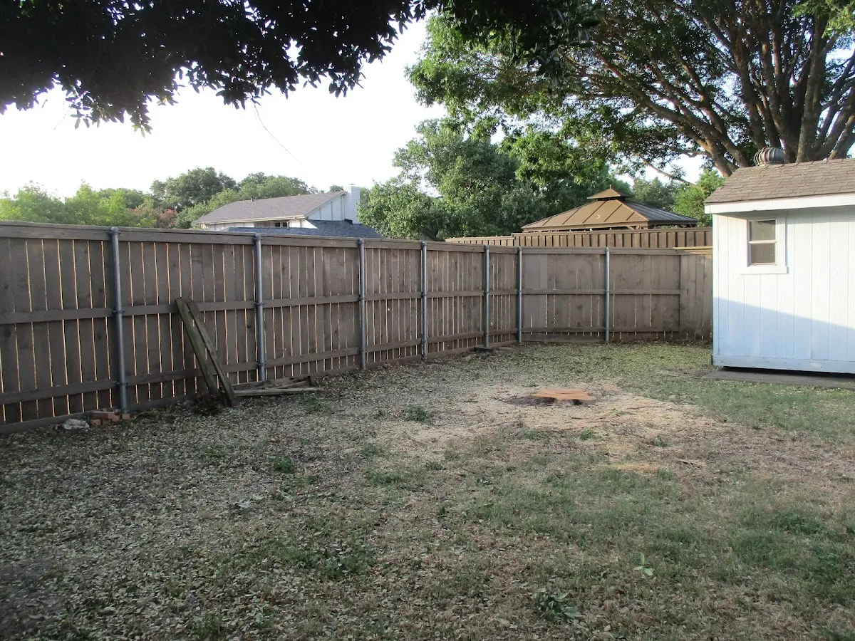 Cleared yard after professional tree removal in Duncansville
